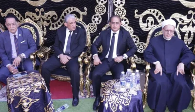 حضور المفتي الأسبق | الجبهة الوطنية تعرب عن تعازيها لضحايا حادث المنوفية ..صور