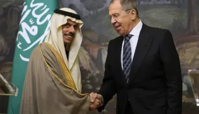 رسالة من وزير الخارجية الروسي إلى نظيره السعودي لتعزيز الروابط الثنائية