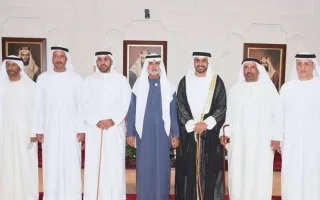 نهيان بن مبارك يشارك في احتفالات عائلتي الغفلي والخاطري بأبوظبي
