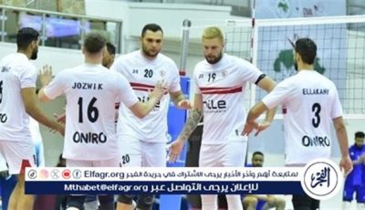 الزمالك يوجه الشكر للاعب فريق الطائرة