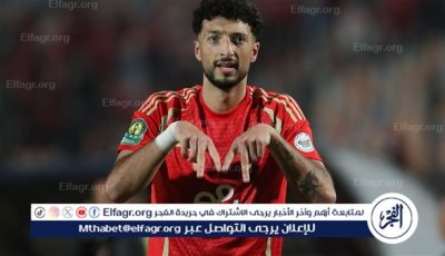 وسام أبو علي أفضل لاعب في مباراة الأهلي وبورتو