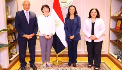 وزيرة التضامن تجتمع مع نائب رئيس الوكالة اليابانية للتعاون الدولي “جايكا”
