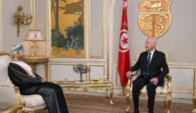 بدر البوسعيدي يجتمع برئيس تونس ووزير خارجيتها