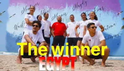 مصر تتفوق على نيجيريا وتتوج ببطولة إفريقيا للريشة الطائرة الهوائية