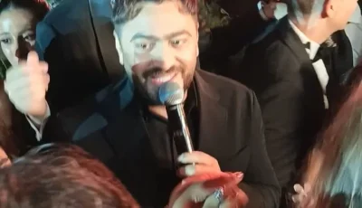 كريم عبد العزيز وماجد الكدواني ونجوم الفن في احتفال زفاف حفيد عادل إمام