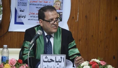 الباحث عبد الرحمن منصور يحقق درجة الماجستير في نشر الوعي بالقضايا الصحية من خلال وسائل التواصل الاجتماعي.