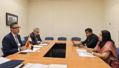 وزير التموين يلتقي الأمين العام لوزارة المستهلكين وتوزيع الأغذية في الهند