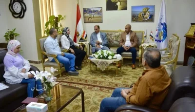 رئيسا جهاز السويس الجديدة والمناطق الحرة يتباحثان حول تطوير المنطقة الحرة للاستثمار في عتاقه