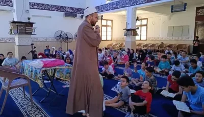 الأوقاف تُقيم نشاطًا تفاعليًا للأطفال خلال الصيف في مسجد جنة الفردوس في مدينة الشروق