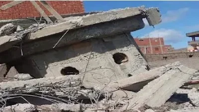 سقوط مئذنة مسجد تاريخي في سمنود دون وقوع إصابات بشريّة