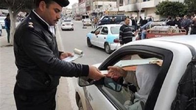 ضبط 104 آلاف مخالفة مرورية و43 حالة تعاطي مخدرات خلال 24 ساعة