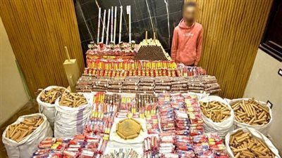 الأمن العام يقضي على تجارة المفرقعات.. ضبط بضاعة بقيمة مليون جنيه