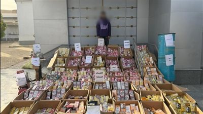 القبض على تاجر ألعاب نارية بالقاهرة بحوزته 2 مليون قطعة