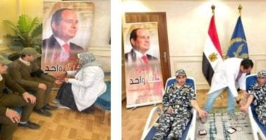 دمنا واحد.. “أمن الفيوم” تنظم حملة إنسانية للتبرع بالدم