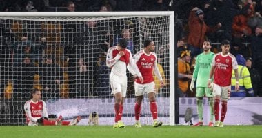 أرسنال يتعثر أمام وولفرهامبتون بتعادل 2-2 فى الدورى الإنجليزى