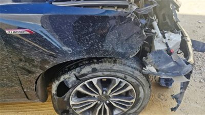 السيارة خرجت عن السيطرة.. غادة إبراهيم تواجه لحظة الرعب على طريق مصر – الإسكندرية