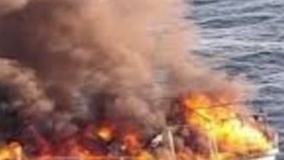 لهب نهر النيل يلتهم “مركب أفراح” في دسوق بكفر الشيخ