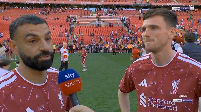 تصريحات محمد صلاح بعد مباراة برينتفورد  في اخر مباراة له مع ليفربول