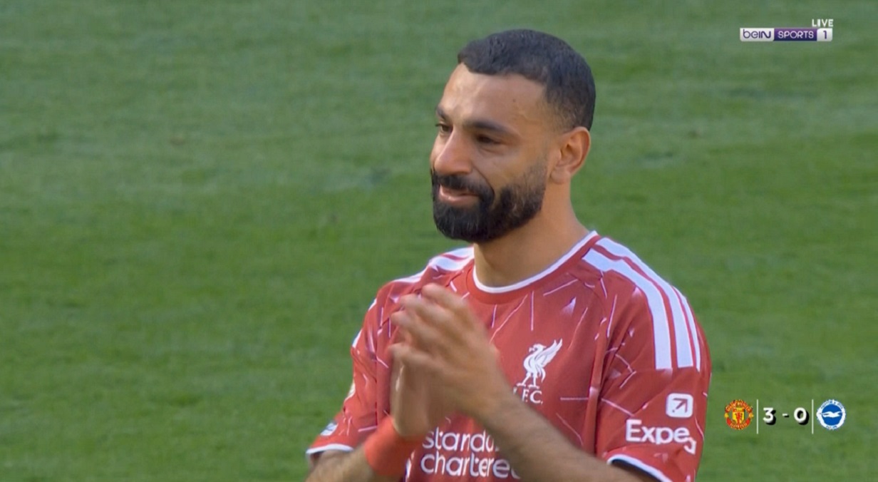 ممر شرفي ووداعيه الجماهير لمحمد صلاح في اخر مباراة له مع ليفربول