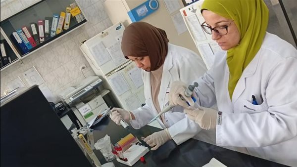 فحص 1900 عينة ببحوث الصحة الحيوانية خلال إجازة العيد