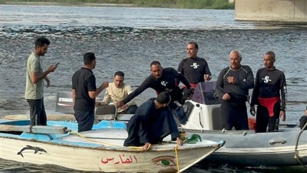 انتشال جثمان طالب وجارِ البحث عن آخر غرقا في نهر النيل بقناطر نجع حمادي