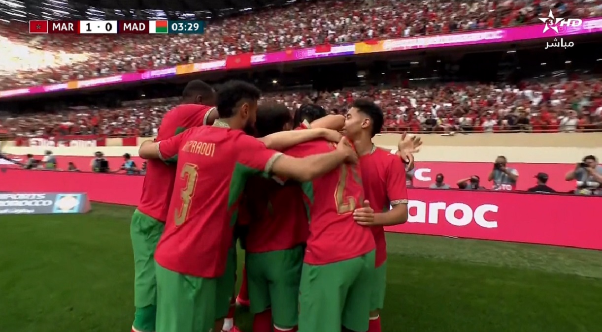 اهداف مباراة المغرب ومودغشقر الودية