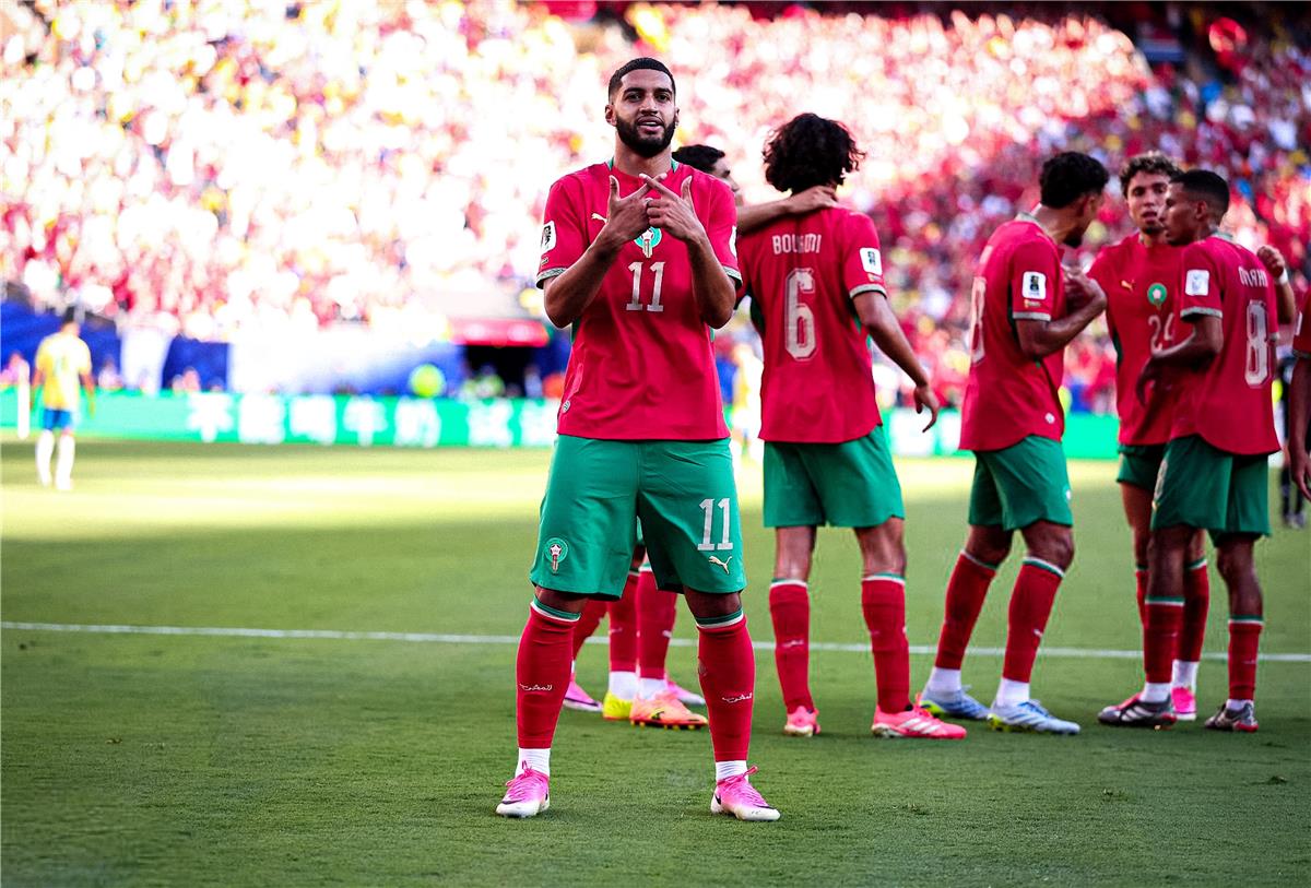 ترتيب مجموعة المغرب في كأس العالم بعد التعادل مع البرازيل