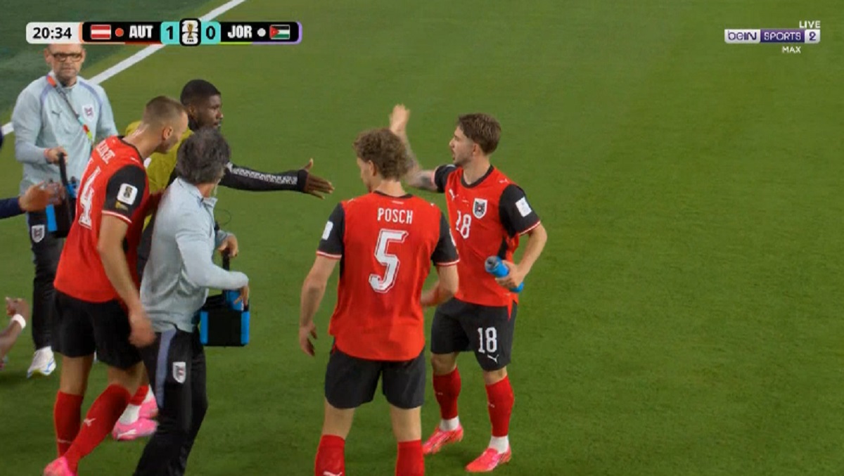 اهداف مباراة الاردن والنمسا في كأس العالم