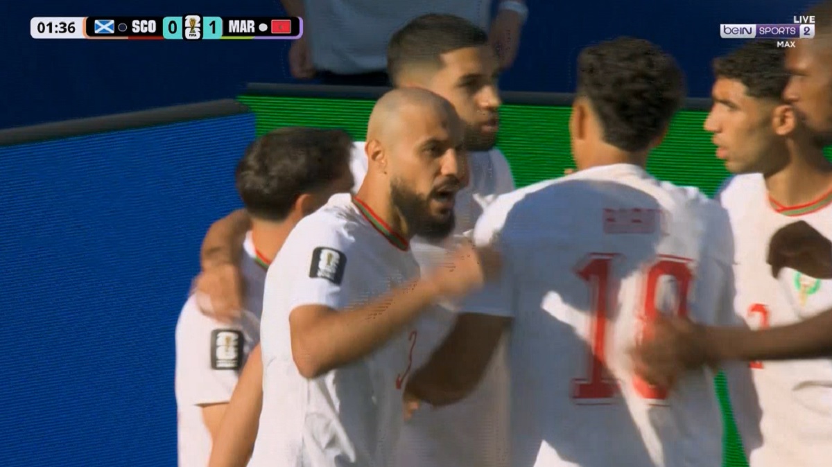 اهداف مباراة المغرب واسكتلندا في كأس العالم
