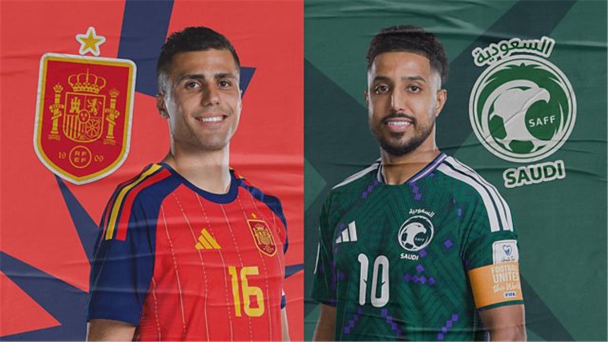 أوبتا تتوقع الفائز من مباراة السعودية وإسبانيا اليوم في كأس العالم