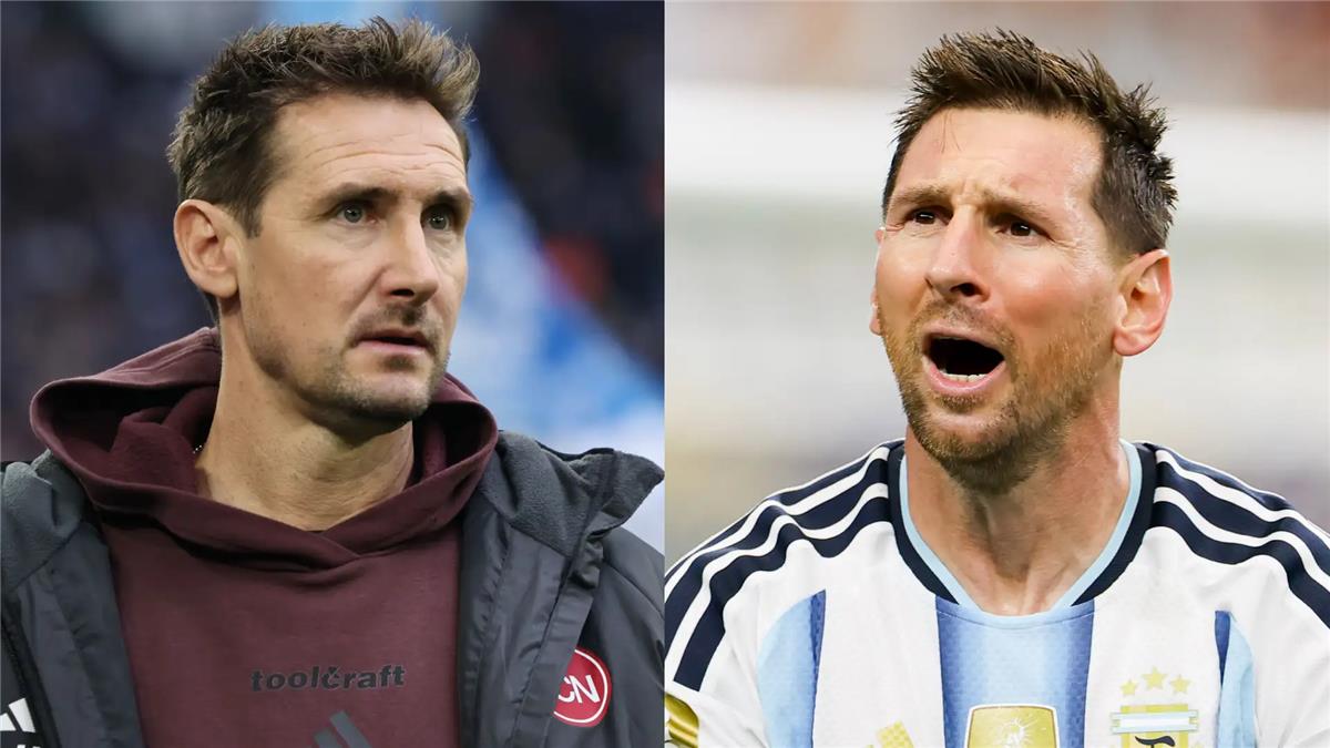 كلوزه يعلق على تحطيم ميسي رقمه القياسي في كأس العالم