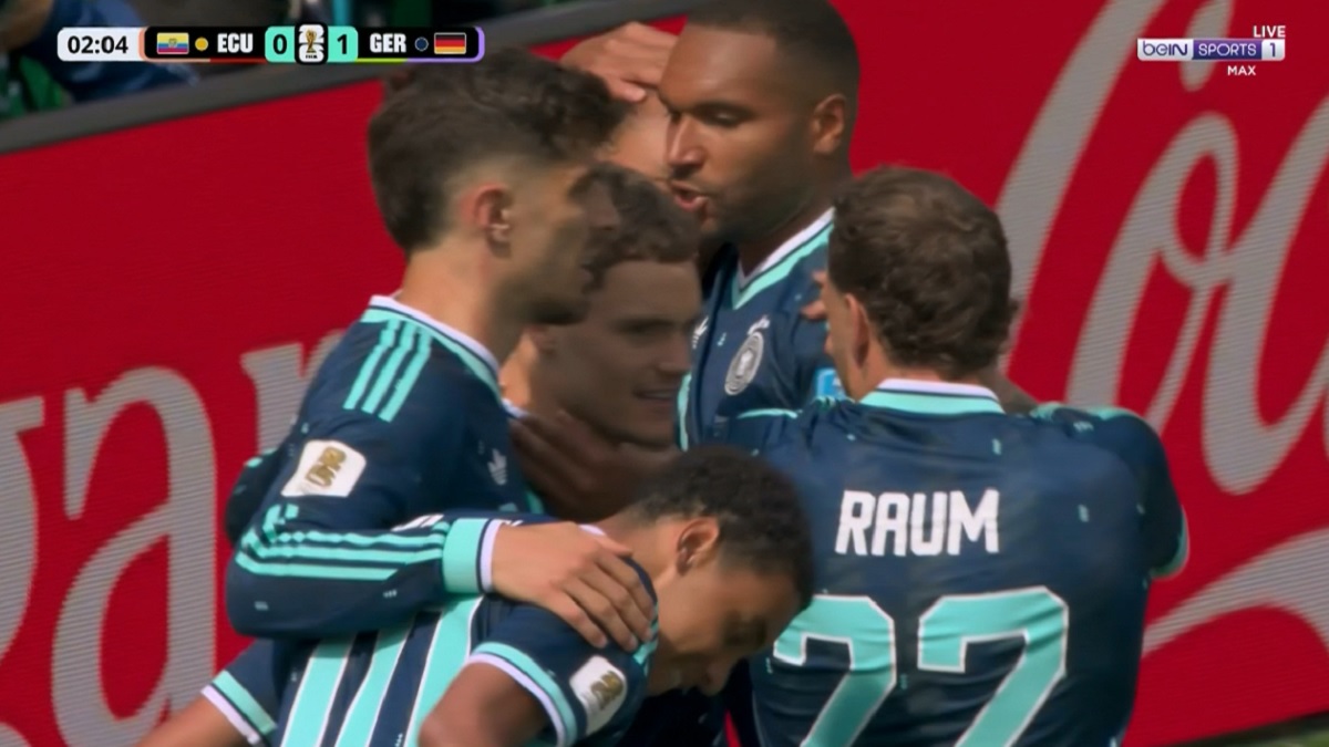 اهداف مباراة المانيا والاكوادور في كأس العالم