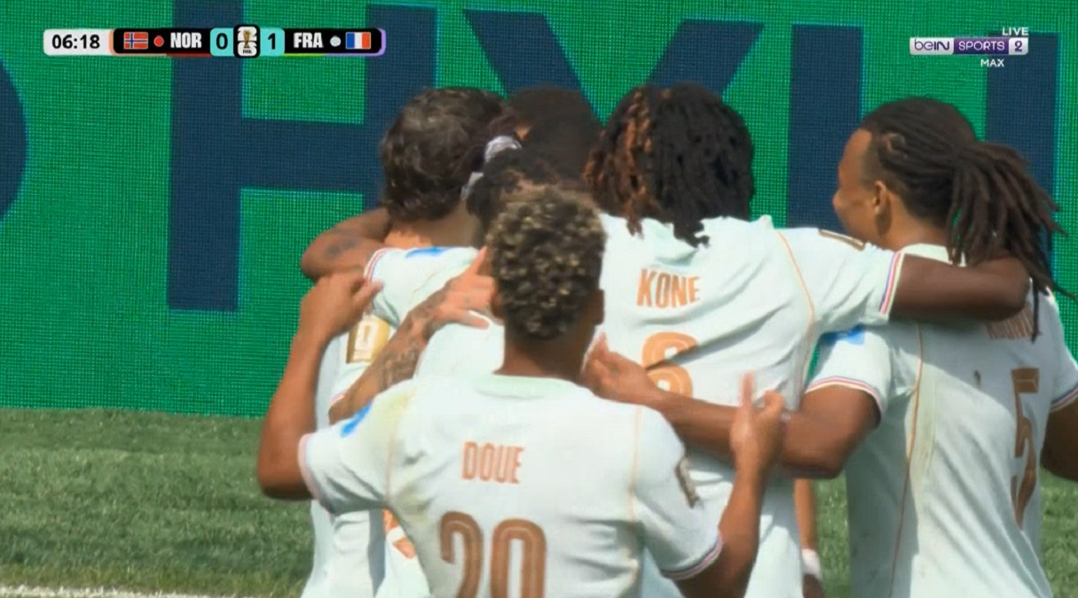 اهداف مباراة فرنسا والنرويج في كأس العالم