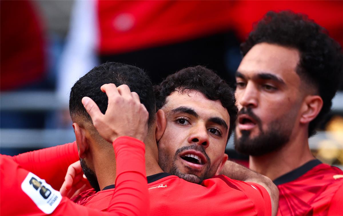 محمود صابر يسجل هدف مصر الأول أمام إيران