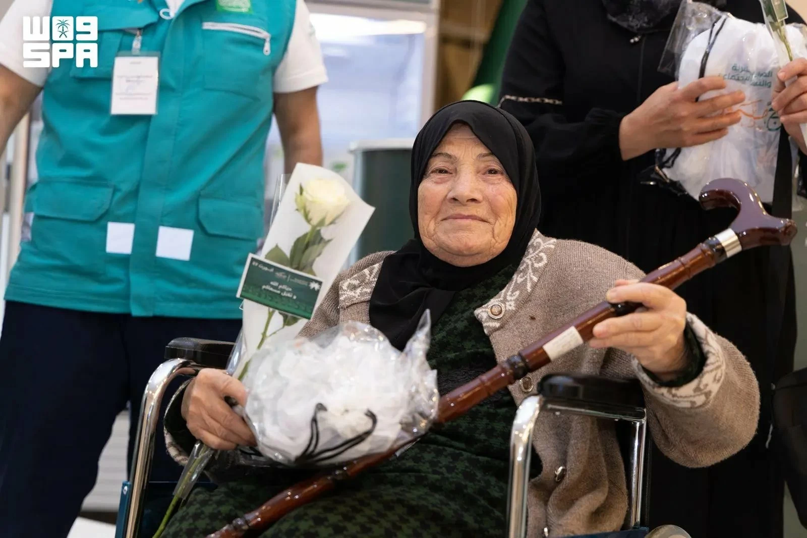 بعد إتمام مناسكهم.. توديع ضيوف الرحمن عبر منفذ الحديثة ومدينة الحجاج بالشقيق