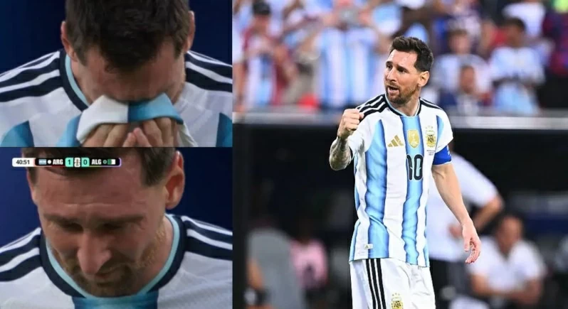 ميسي يكشف سبب بكائه بعد التسجيل في مرمى الجزائر – أخبار السعودية