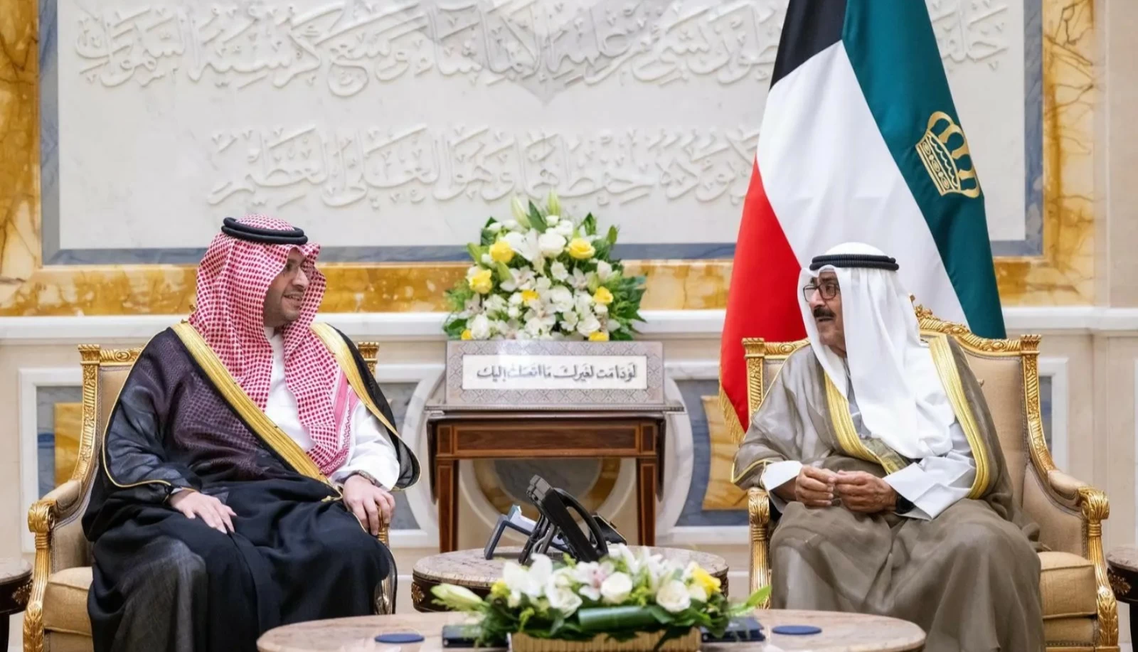 أمير دولة الكويت يستقبل الأمير تركي بن محمد بن فهد – أخبار السعودية