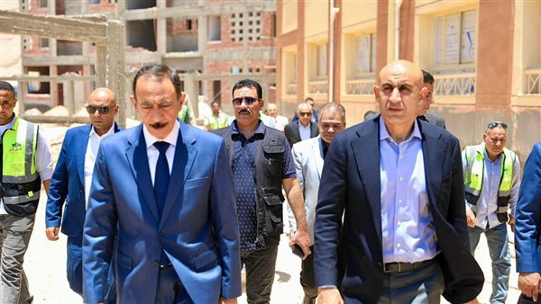 وزير التعليم ومحافظ سوهاج يتفقدان مستجدات الأعمال الإنشائية لمشروعات تعليمية جديدة بالمحافظة