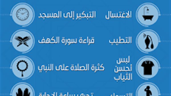 أعمال مستحبة.. سنن يوم الجمعة بالصور