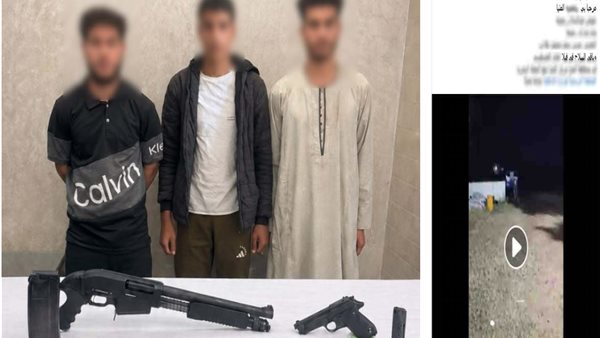 الداخلية تكشف ملابسات إطلاق شخصين النار في الهواء.. وزعم آخر تخزين الأسلحة بالمنيا
