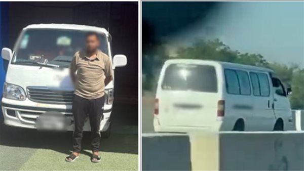 ضبط قائد سيارة ميكروباص بالسير عكس الاتجاه بأحد الطرق بمحافظة الشرقية