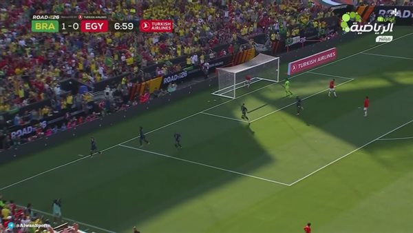 “جيماريش” يفتتح التسجيل للبرازيل مبكرًا في شباك منتخب مصر