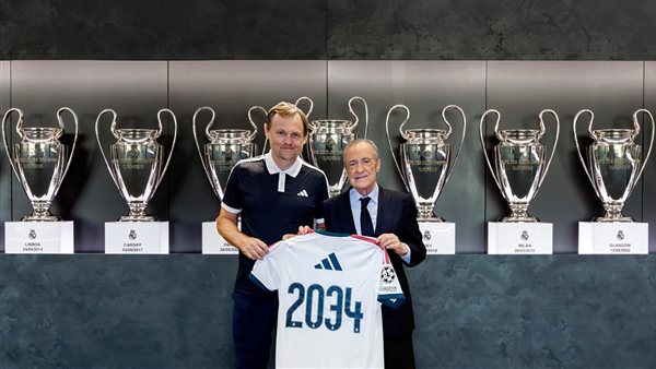 ريال مدريد يمدد شراكته التاريخية مع الشركة العالمية للملابس الرياضية حتى 2034