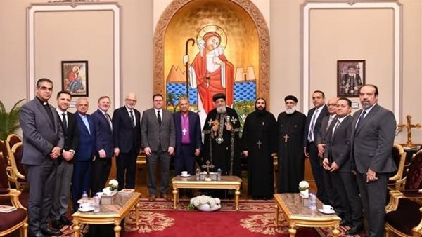 قداسة البابا يستقبل رئيس الطائفة الإنجيلية ووفد قيادات الاتحاد المعمداني العالمي
