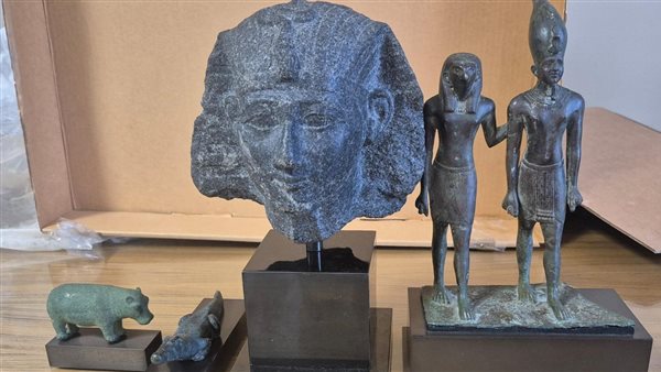عاجل.. مصر تسترد 4 قطع أثرية نادرة من الولايات المتحدة الأمريكية