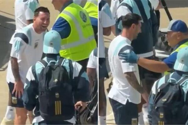 فيديو | رد فعل ميسي أثناء التفتيش في المطار يلفت الأنظار قبل مواجهة الرأس الأخضر