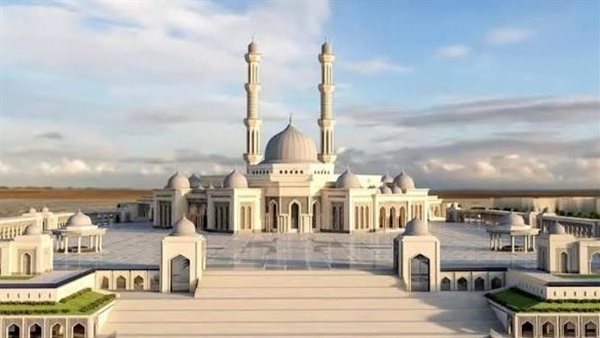 بث مباشر.. نقل شعائر صلاة اليوم الجمعة من مسجد مصر الكبير بالعاصمة الجديدة