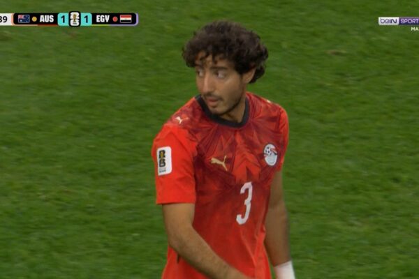 هدف محمد هاني العكسي في مباراة مصر واستراليا