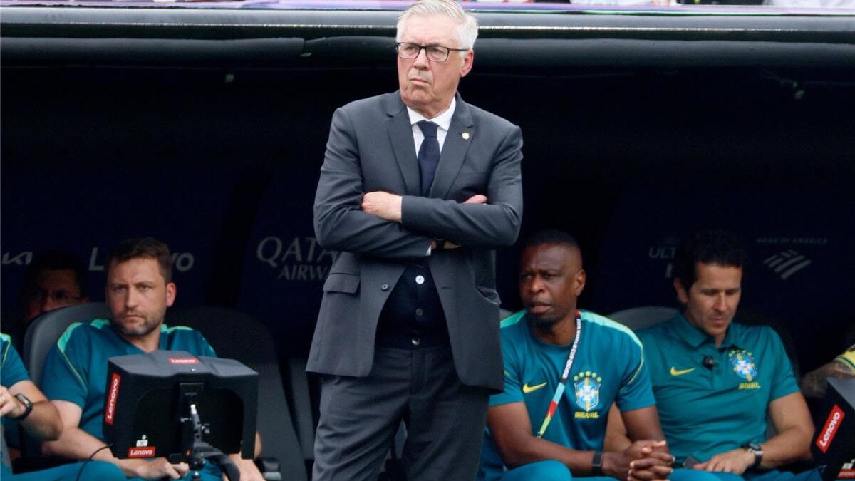 قرار غريب من أنشيلوتي بعد خسارة البرازيل أمام النرويج في كأس العالم