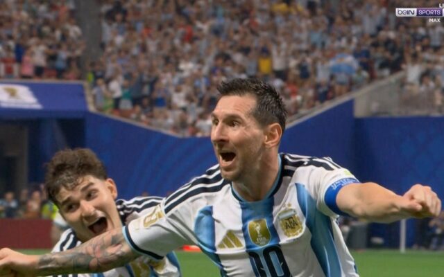 هدف ميسي في مرمي مصر بكأس العالم